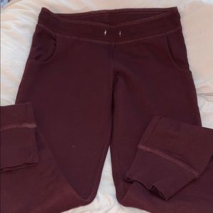 Burgandy Joggers